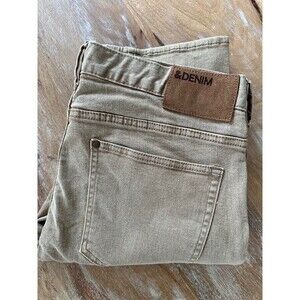 H&M Button Fly Khaki Colored Jeans